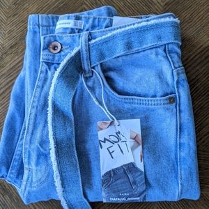 Zara Light Wash Mom Jeans